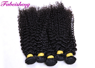 Natural Black Curly Human Virgin Hair  Double Drawn With  Full Cuticle