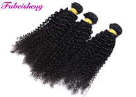 Virgin Malaysian Kinky Curly Hair Extensions Double Weaving Grade 8A