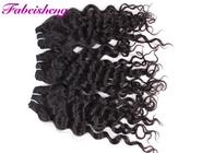 Brazilian Virgin Hair Bundles Thick Bottom Italian Wave Natural Black