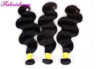 Soft Natural Color 9A Virgin Peruvian Hair Weave With Full Cuticle