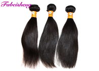 Black Virgin Malaysian Hair Weave , Silk Straight Malaysian Hair Extensions