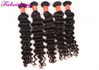 Loose Wave Natural Virgin Indian Hair Extensions For Black Woman 10inch - 30inch