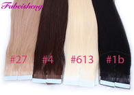 Colored Russian Virgin Seamless Tape In Hair Extensions No Shedding 100% Unprocessed