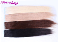 Colored Russian Virgin Seamless Tape In Hair Extensions No Shedding 100% Unprocessed