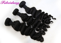 Body Wave Brazilian Grade 7A Virgin Hair Weaving Natural Black 1b Thick End