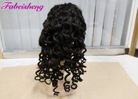 Loose Wave Black Human Front Lace Wigs Brazilian Hair Full Cuticle