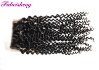 Free Part Lace Silk Base Lace Closure Brazilian Yaki Hair Bleached Knots