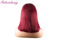 Premium Straight Lace Wigs with Baby Hair and Flawless Texture Double Drawn Coloe 99J Wig