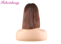 150% 180% Density Bob Wigs Length 10inch-14inch Brown Color With Bob Style