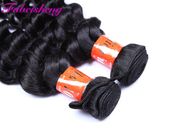 Natural Virgin Indian Hair Bundle Loose Wave ,10 - 30&quot; Raw Unprocessed Double Weft Human Hair
