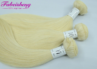 Straight Coloured Human Hair Extensions , Honey Blonde Unprocessed Human Hair Weave