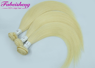 Thick 8a 9a 10a Coloured Human Hair Extensions / European Blonde Hair Bundle 12&quot; - 32&quot;