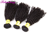 Tangle Free Virgin Peruvian Hair Weave / Peruvian Virgin Human Hair 3 Bundles Curly