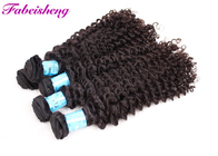 9A 16 Inch Full Cuticles Curly Virgin Human Hair Extensions For Black Women