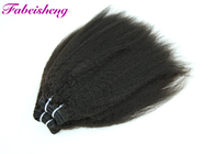 Black Raw Peruvian 7A Virgin Hair / Brazilian Human Hair Sew In Weave