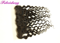 Swiss Transparent Deep Wave 13x4 Lace Frontal With Natural Hair Line