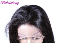 Unprocessed Virgin Human Hair Straight Front Lace Wigs 200-400g