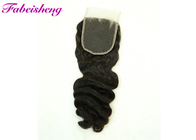 Smooth Loose Curly 4x4 Lace Closure  8&quot;-20&quot; Full Cuticles Attached