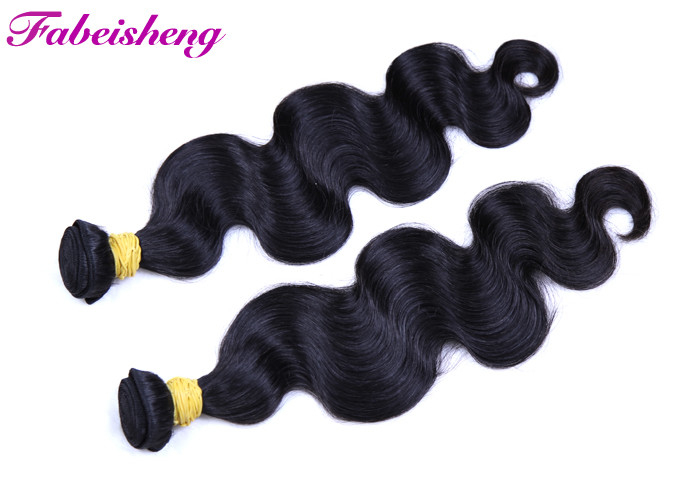 Curly Human Virgin Hair Extensions Double Weft Loose Wave Natural Color