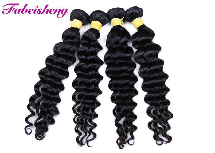 8A Loose Wave Virgin Indian Curly Hair Extensions Thick Bottom 10&quot; - 40&quot;