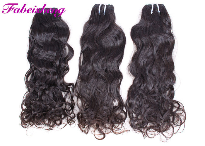 Brazilian Hair Extensions  Natural Wave , Natural Color Human Hair For Black Women