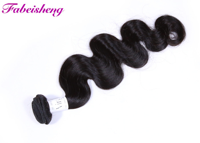 Smooth Human Virgin Hair Extensions Unprocessed Double Drawn Bundles Body Wave