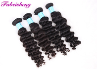 Real Human Virgin Brazilian Hair Extensions Loose Wave Soft And Thick