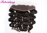 Natural Color Curly Lace Frontal Closure , 13*4 Lace Frontal Closure With Baby Hair