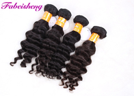 Unprocessed Virgin Malaysian Curly Hair Bundles Deep Wave 100% Original