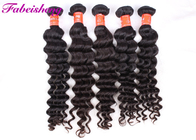 Loose Wave Natural Virgin Indian Hair Extensions For Black Woman 10inch - 30inch