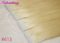 Tangle Free Tape In Hair Extensions , European Human Hair Extensions Tape In