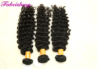 Unprocessed Real Malaysian Curly Virgin Hair Extensions Natural Color