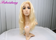 Body Wave Indian Human Front Lace Wigs , Blonde Lace Front Wigs Human Hair