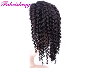 Deep Wave Full Lace Wigs Kinky Curly Human Hair For Black Women