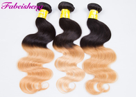 Peruvian Virgin Ombre Colored Hair Extensions Natural Wavy 10 Inch - 30 Inch