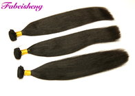 Unprocessed Virgin Brazilian Hair Extensions  , Original Human Hair Weave Natural Black 1B