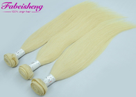Straight Brazilian Virgin Colored Hair Extensions , Honey Blonde Unprocessed Human Hair Weave