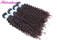 9A 16 Inch Full Cuticles Curly Virgin Human Hair Extensions For Black Women