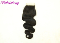 Free Parting 4x4 Lace Closure  ,  Virgin Indian Hair Soft Body Wave 18&quot; 20&quot;