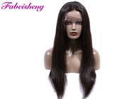 Tangle Free 100% Virgin Peruvian Hair Straight Lace Wig Spilt Ends