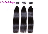 Straightened Double Weft Virgin Brazilian Hair No Smell And No Lice