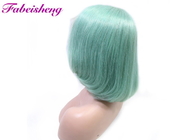 Custom Green Color 130% Front  Lace Wigs