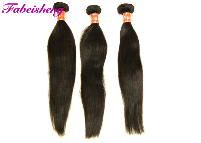 Straight 18 Inch Virgin Indian Hair , Smooth Soft 100 Human Hair Extensions