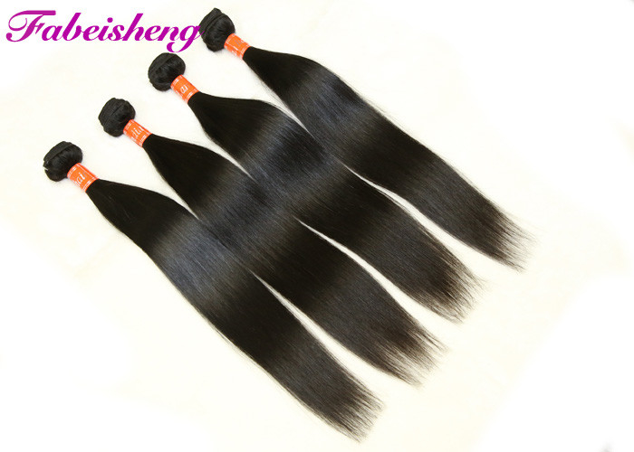 100 Percent Indian Human Hair Weave , Natural Virgin Indian Hair Raw Indian Temple Hair