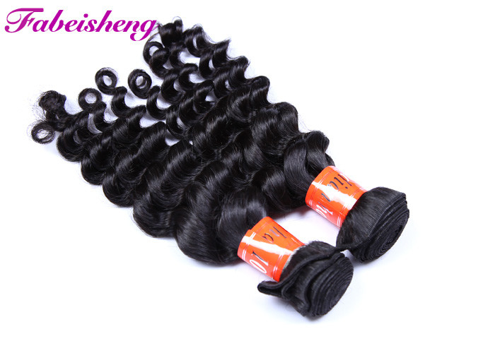 Natural Virgin Indian Hair Bundle Loose Wave ,10 - 30&quot; Raw Unprocessed Double Weft Human Hair