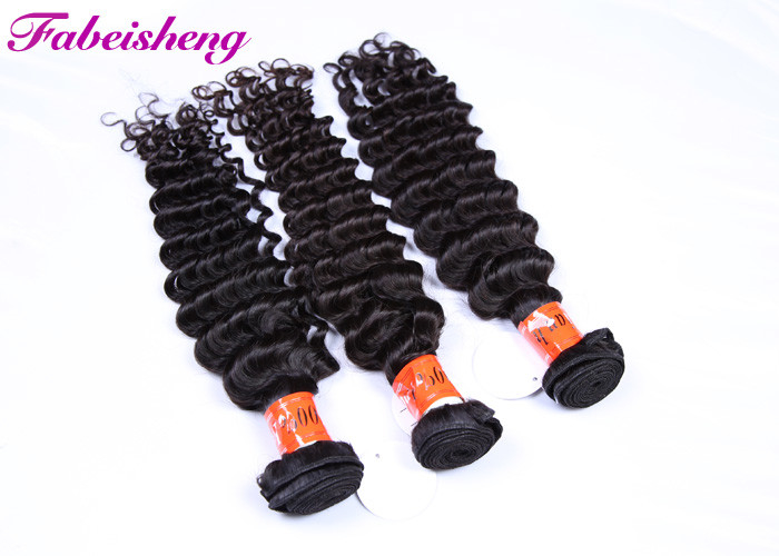 100 % Pure Natural Virgin Human Hair / Tight And Neat Indian Weft Hair Extensions