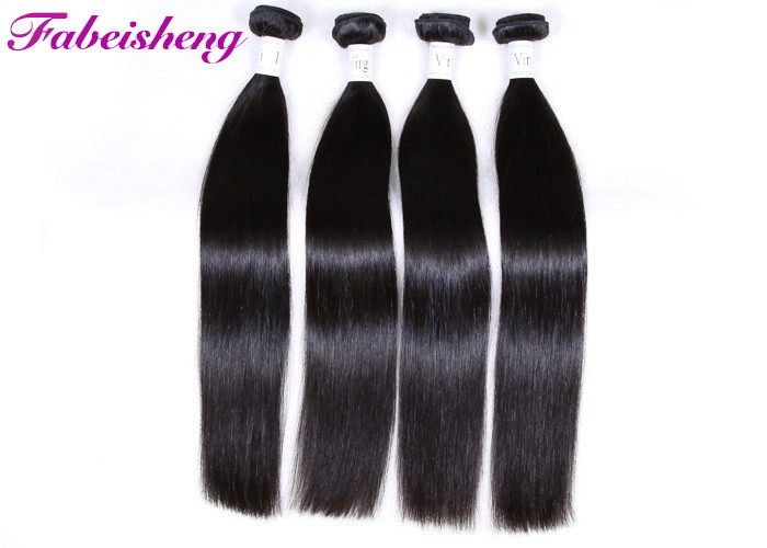 Soft And Silk Unprocessed Virgin Human Hair / Straight Hair Extensions